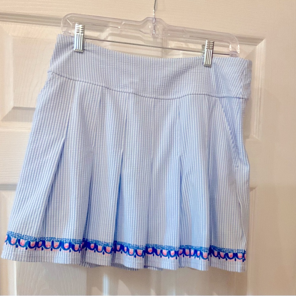 NWOT Lily Pulitzer Priska Seersucker Skort size 10